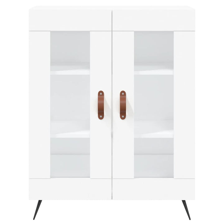 højskab 69,5x34x180 cm konstrueret træ hvid