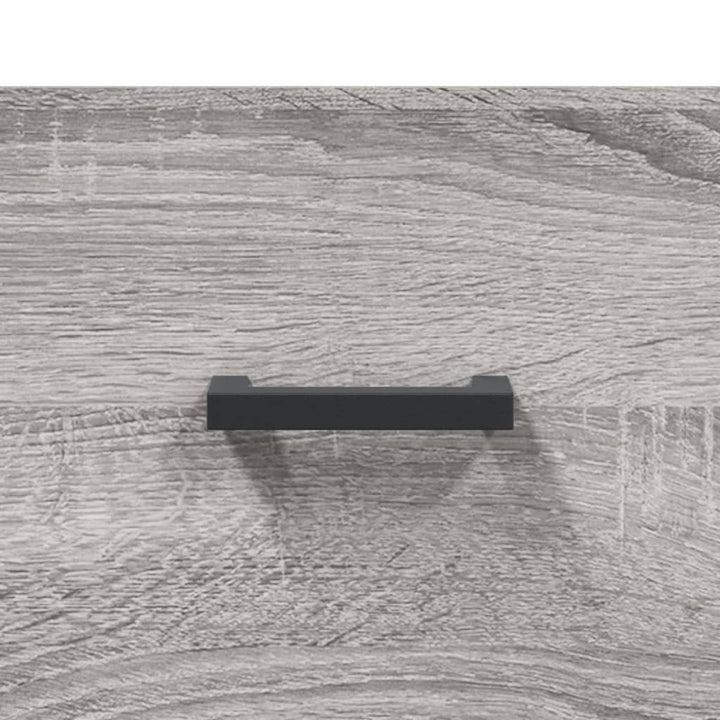 højskab 69,5x34x180 cm konstrueret træ grå sonoma-eg