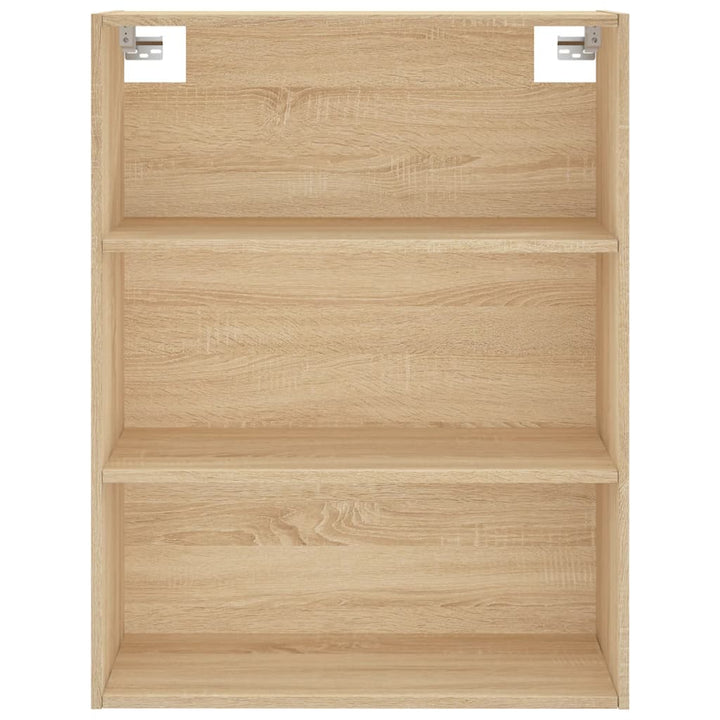 højskab 69,5x34x180 cm konstrueret træ sonoma-eg