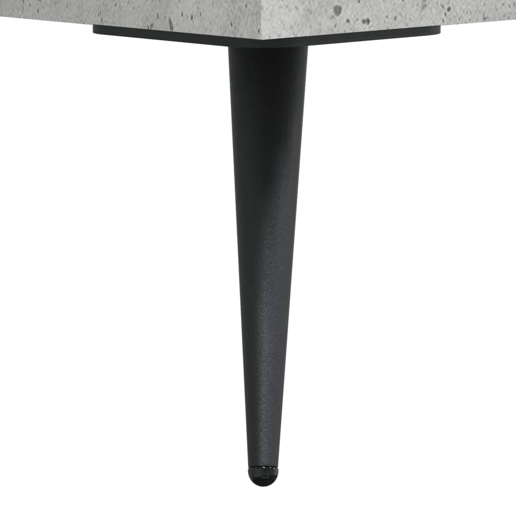 højskab 69,5x34x180 cm konstrueret træ betongrå
