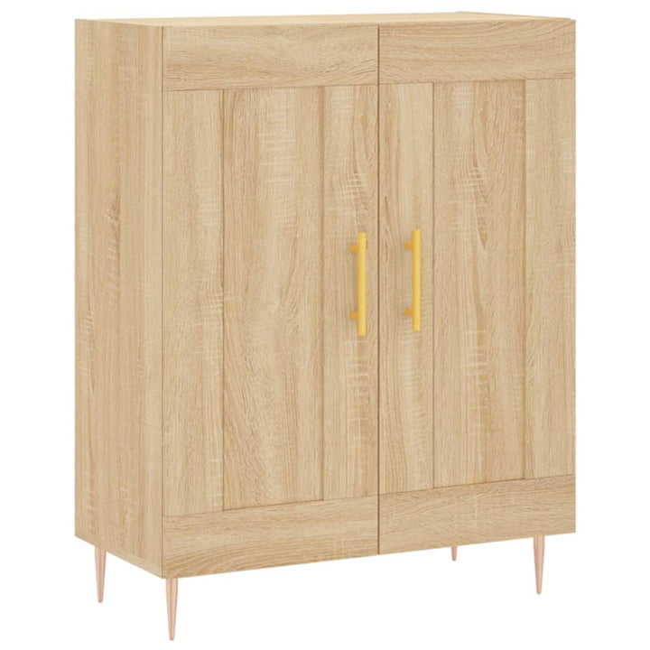 højskab 69,5x34x180 cm konstrueret træ sonoma-eg