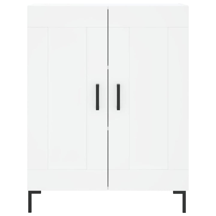 højskab 69,5x34x180 cm konstrueret træ hvid