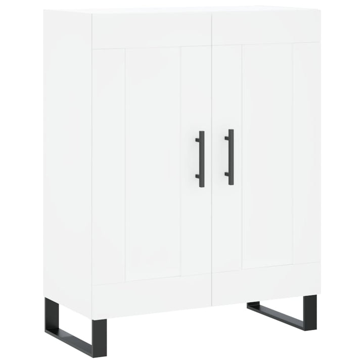 højskab 69,5x34x180 cm konstrueret træ hvid