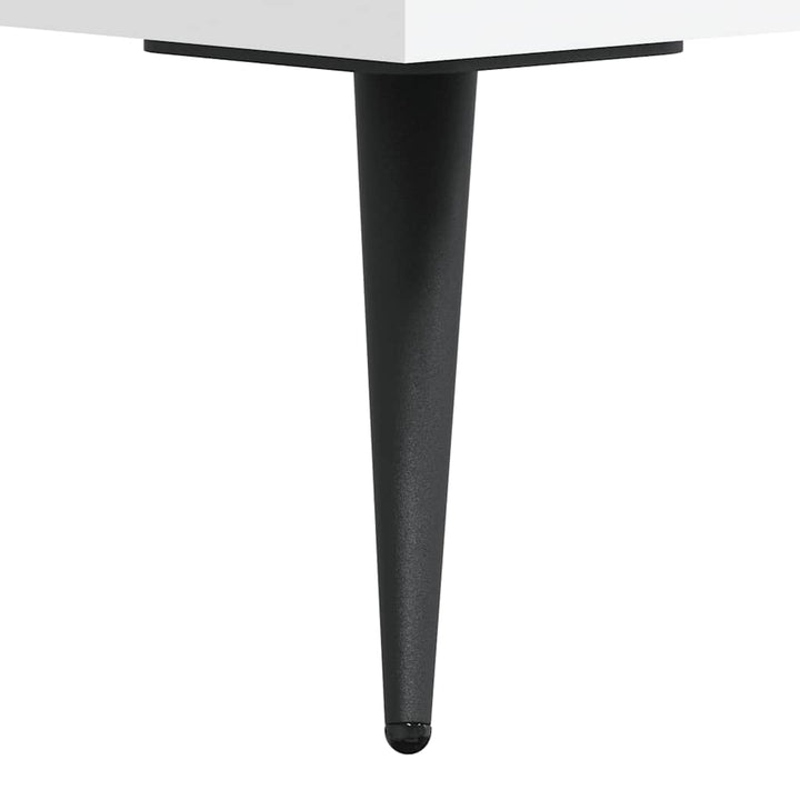 højskab 69,5x34x180 cm konstrueret træ hvid