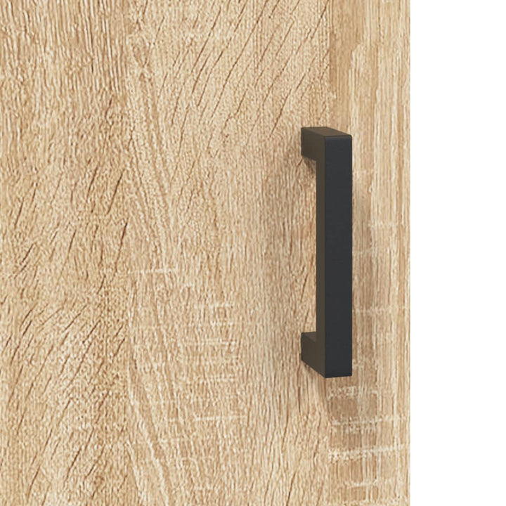 højskab 69,5x34x180 cm konstrueret træ sonoma-eg