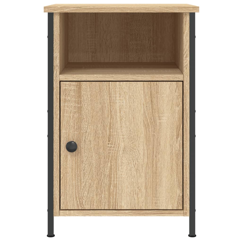 sengebord 40x42x60 cm konstrueret træ sonoma-eg