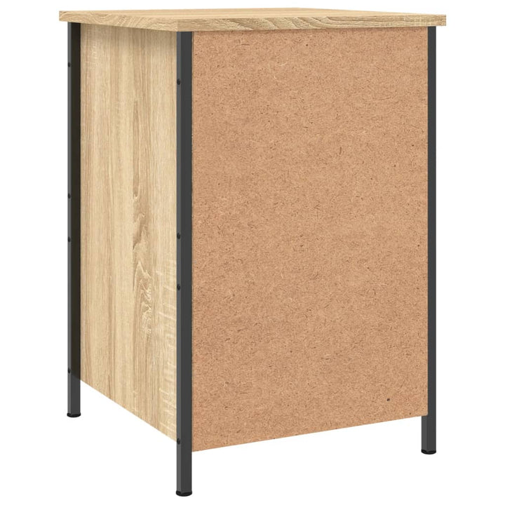 sengebord 40x42x60 cm konstrueret træ sonoma-eg