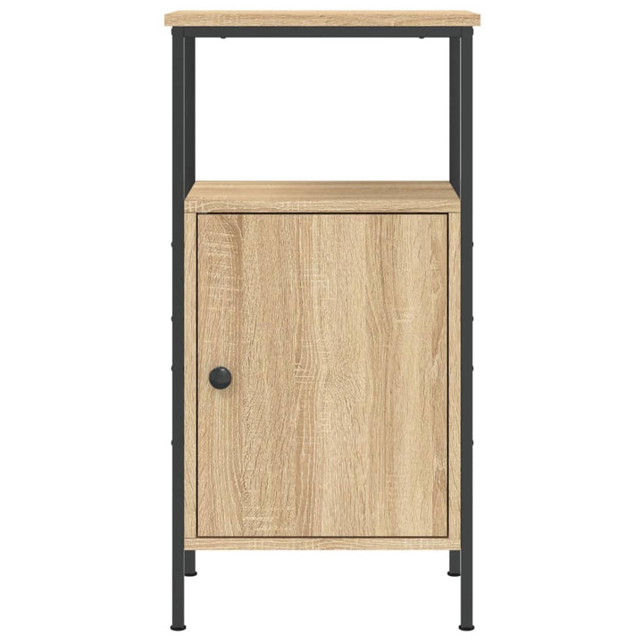 sengebord 41x31x80 cm konstrueret træ sonoma-eg