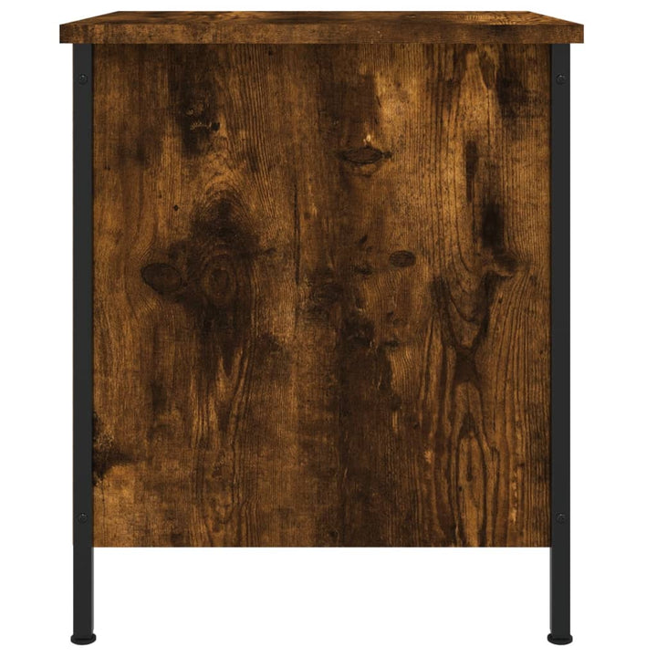 sengebord 40x42x50 cm konstrueret træ røget egetræsfarve