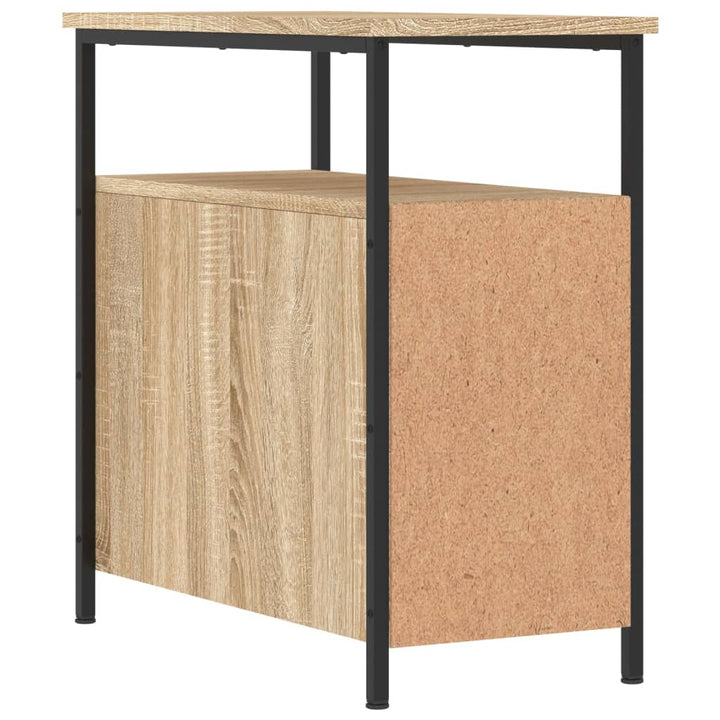sengebord 30x60x60 cm konstrueret træ sonoma-eg