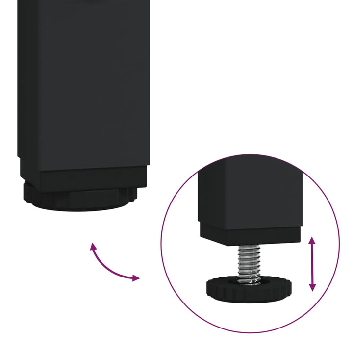 sengebord 32x42x70 cm konstrueret træ grå sonoma-eg
