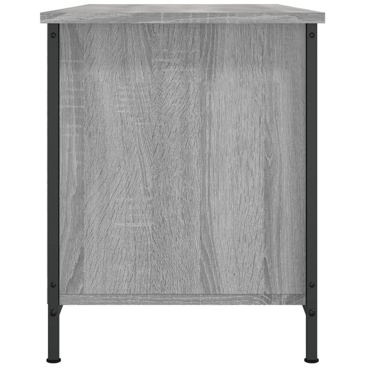tv-bord 100x40x50 cm konstrueret træ grå sonoma-eg