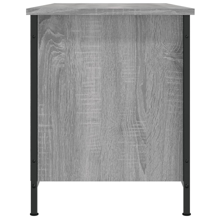 tv-bord 100x40x50 cm konstrueret træ grå sonoma-eg