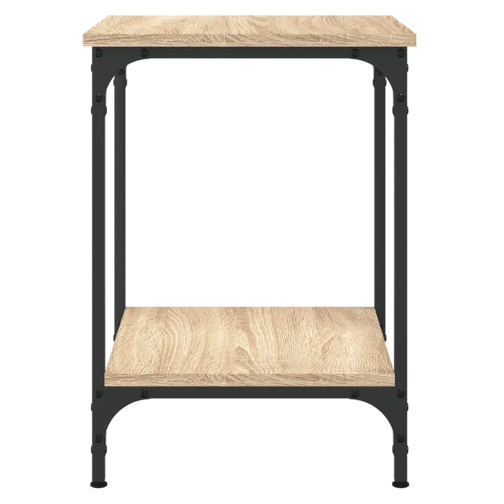 sofabord 40x40x55 cm konstrueret træ sonoma-eg
