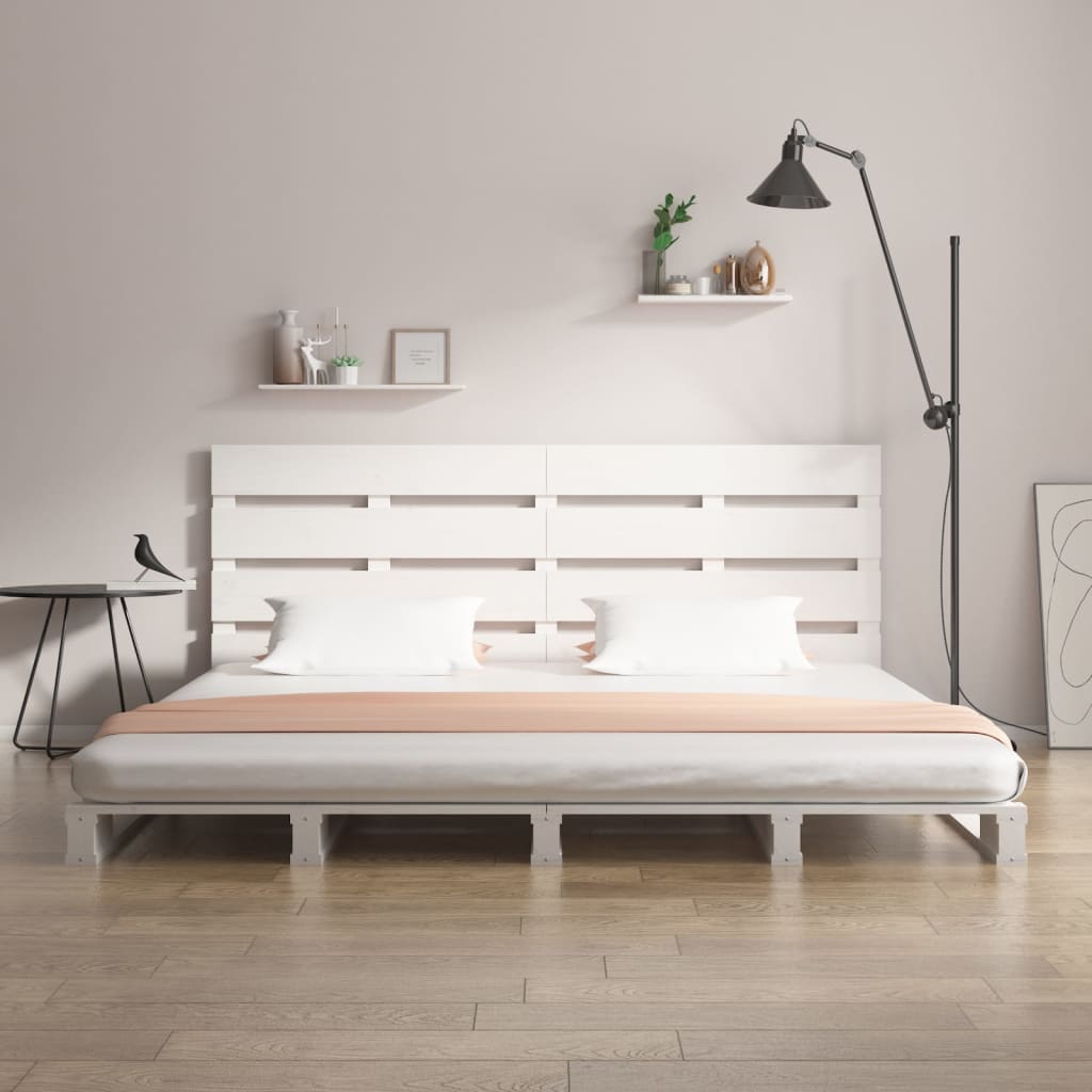 sengeramme 120x190 cm Small Double massivt fyrretræ hvid