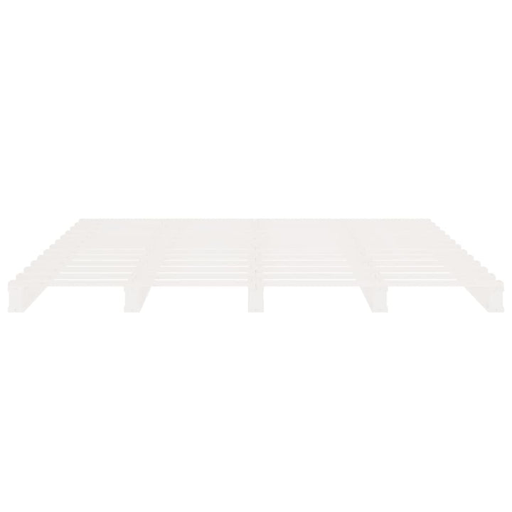 sengeramme 120x190 cm Small Double massivt fyrretræ hvid