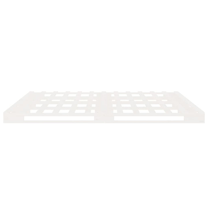 sengeramme 120x190 cm Small Double massivt fyrretræ hvid