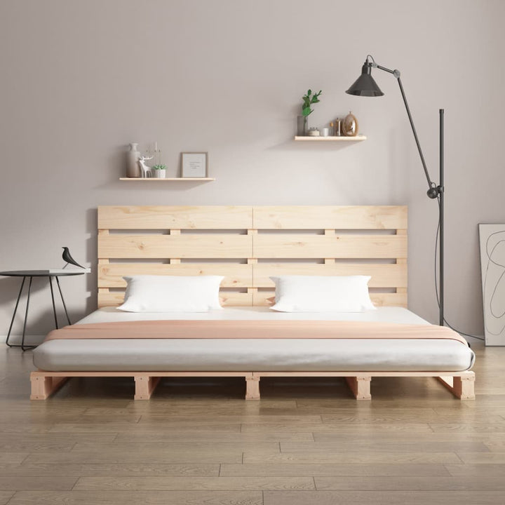 sengeramme uden madras 140x190 cm massivt fyrretræ