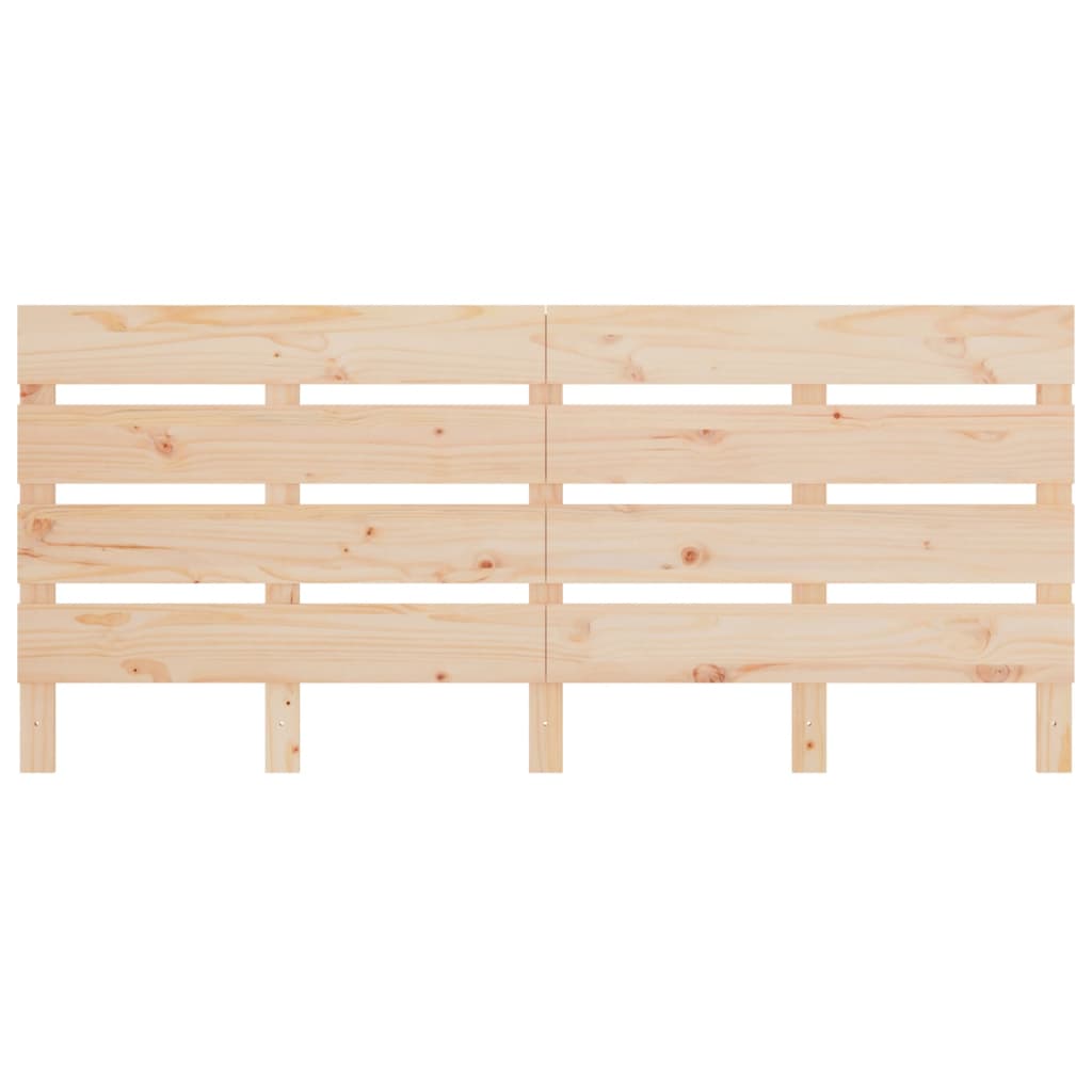sengeramme uden madras 140x190 cm massivt fyrretræ