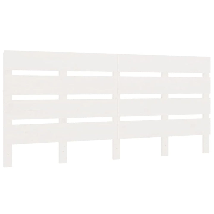 sengeramme uden madras 140x190 cm massivt fyrretræ hvid