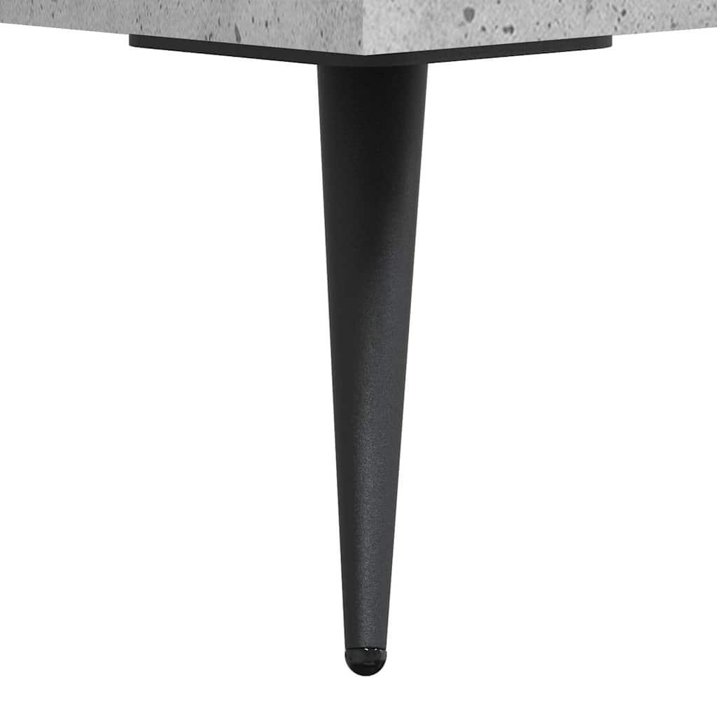 skænk 69,5x34x90 cm konstrueret træ betongrå