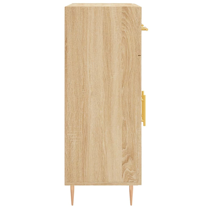 skænk 69,5x34x90 cm konstrueret træ sonoma-eg