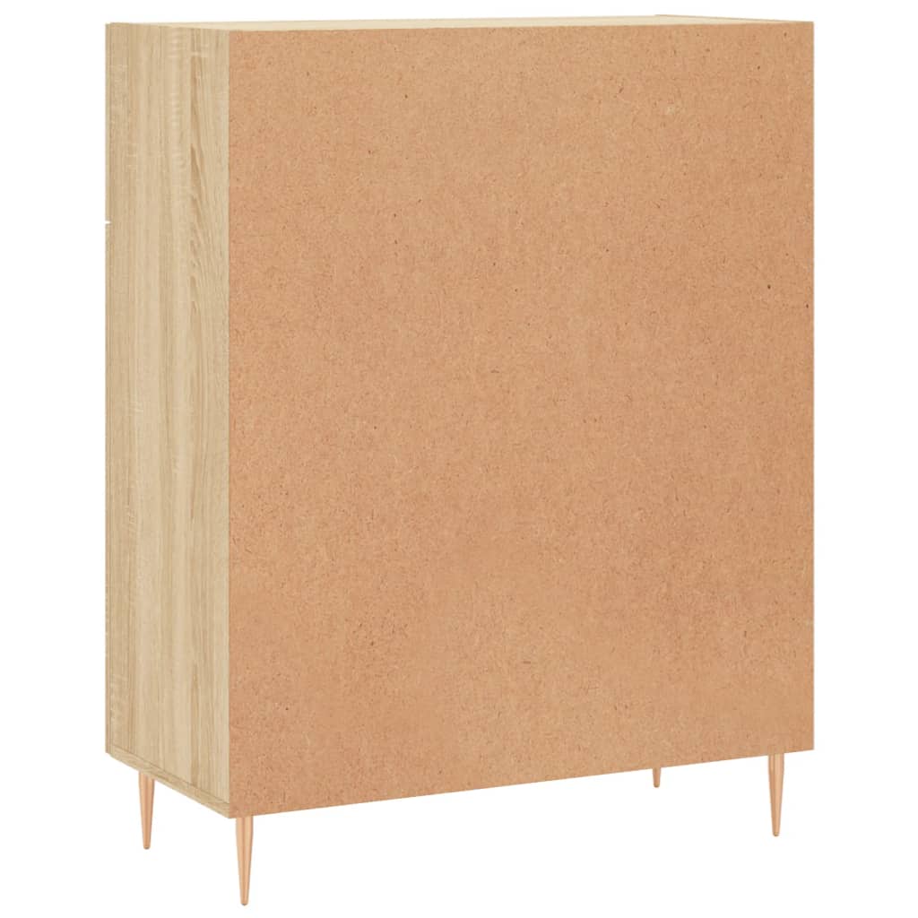 skænk 69,5x34x90 cm konstrueret træ sonoma-eg