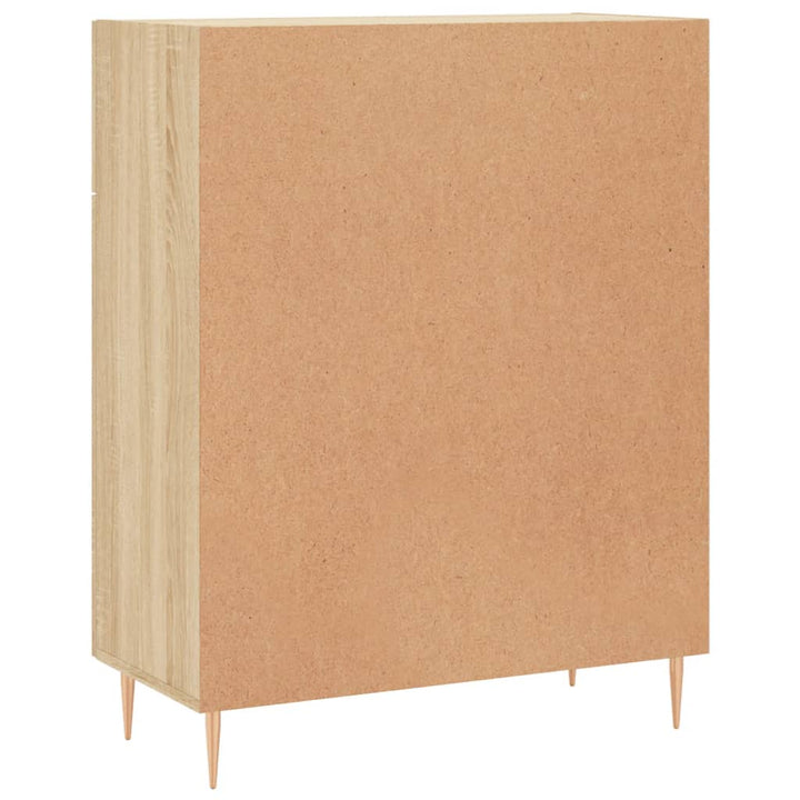 skænk 69,5x34x90 cm konstrueret træ sonoma-eg