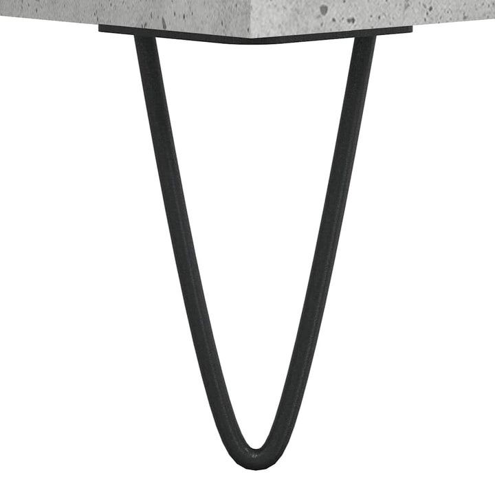 skænk 69,5x34x90 cm konstrueret træ betongrå