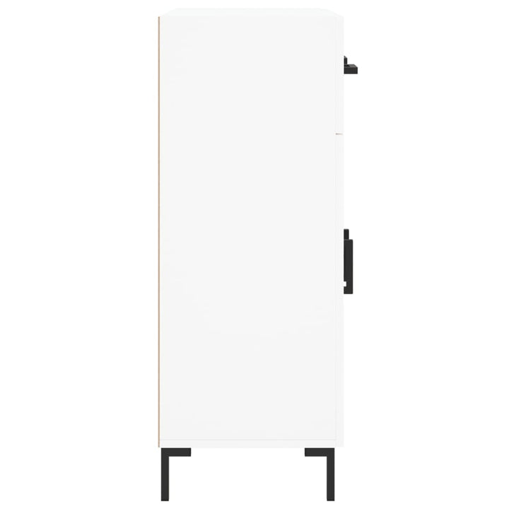 skænk 69,5x34x90 cm konstrueret træ hvid