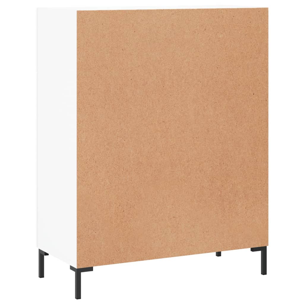 skænk 69,5x34x90 cm konstrueret træ hvid