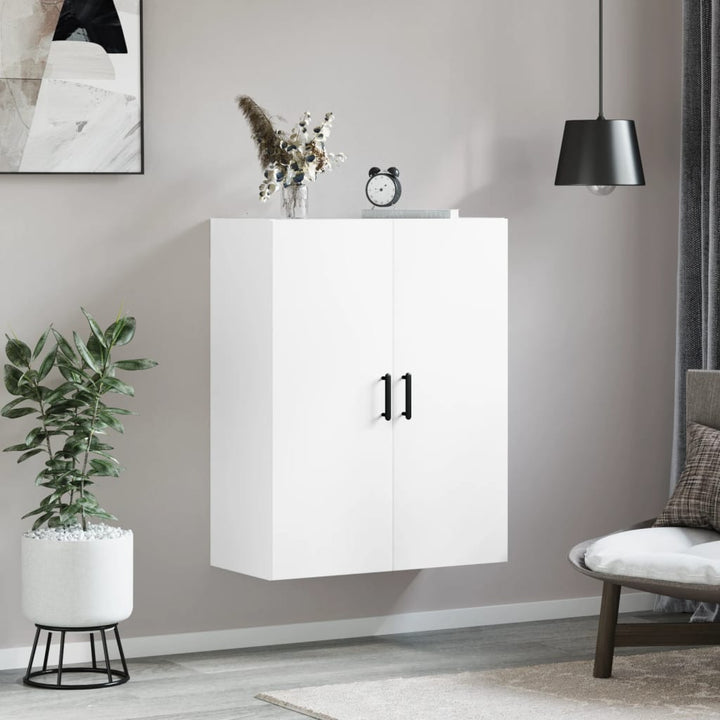 væghængt skab 69,5x34x90 cm hvid