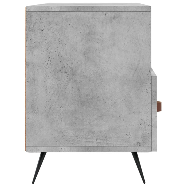 tv-bord 102x36x50 cm konstrueret træ betongrå