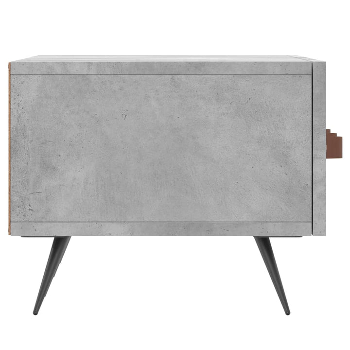 tv-bord 150x36x30 cm konstrueret træ betongrå