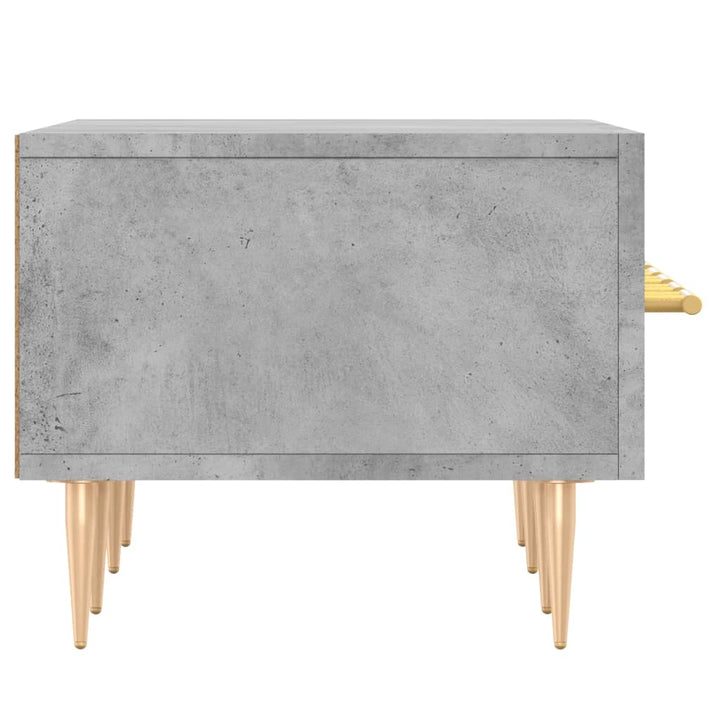 tv-bord 150x36x30 cm konstrueret træ betongrå