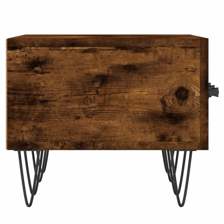 tv-bord 150x36x30 cm konstrueret træ røget egetræsfarve