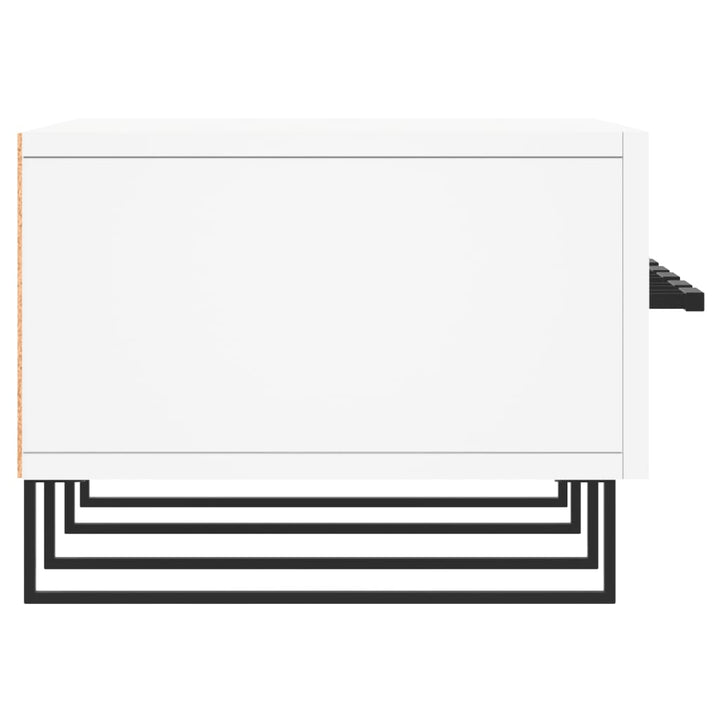 tv-bord 150x36x30 cm konstrueret træ hvid