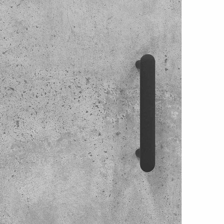 skrivebord 140x50x75 cm konstrueret træ betongrå
