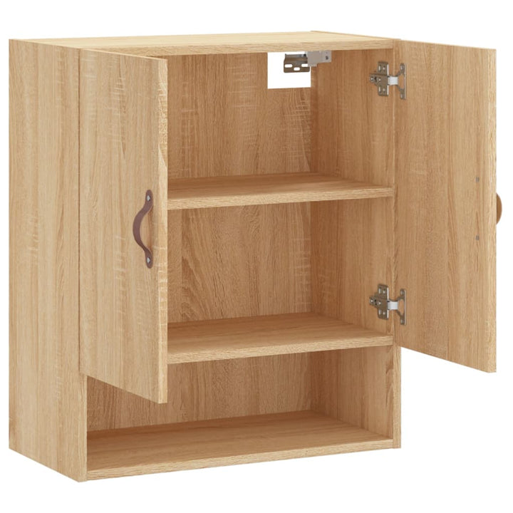 vægskab 60x31x70 cm konstrueret træ sonoma-eg