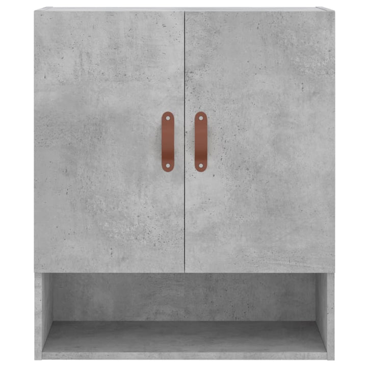 vægskab 60x31x70 cm konstrueret træ betongrå