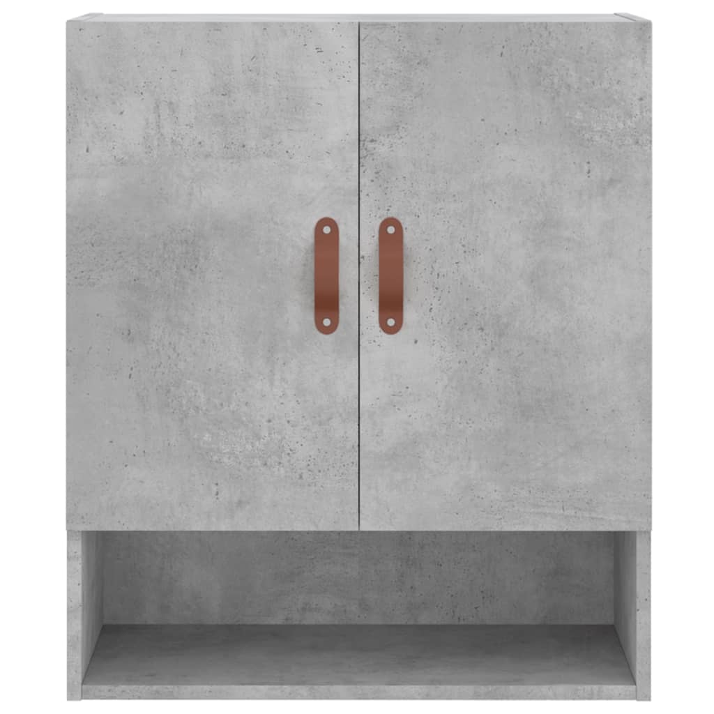 vægskab 60x31x70 cm konstrueret træ betongrå