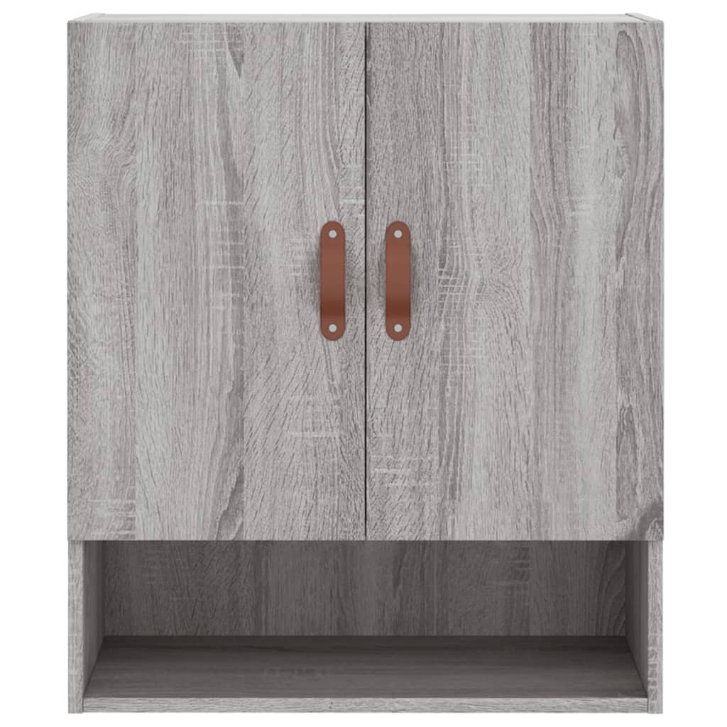 vægskab 60x31x70 cm konstrueret træ grå sonoma-eg