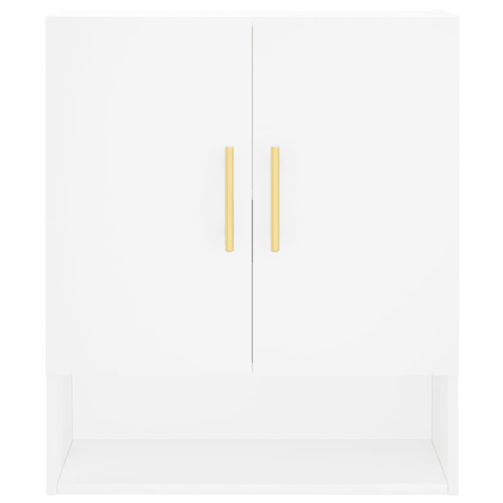 vægskab 60x31x70 cm konstrueret træ hvid
