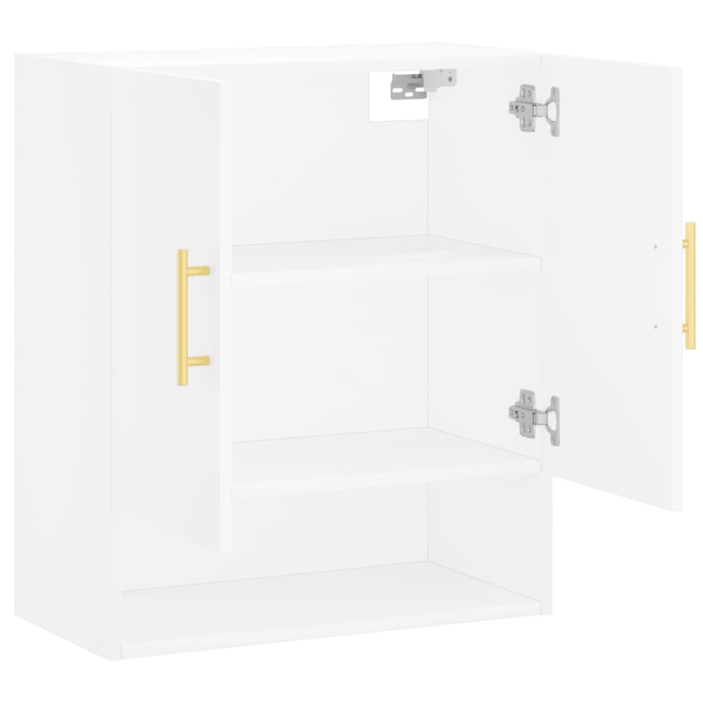 vægskab 60x31x70 cm konstrueret træ hvid