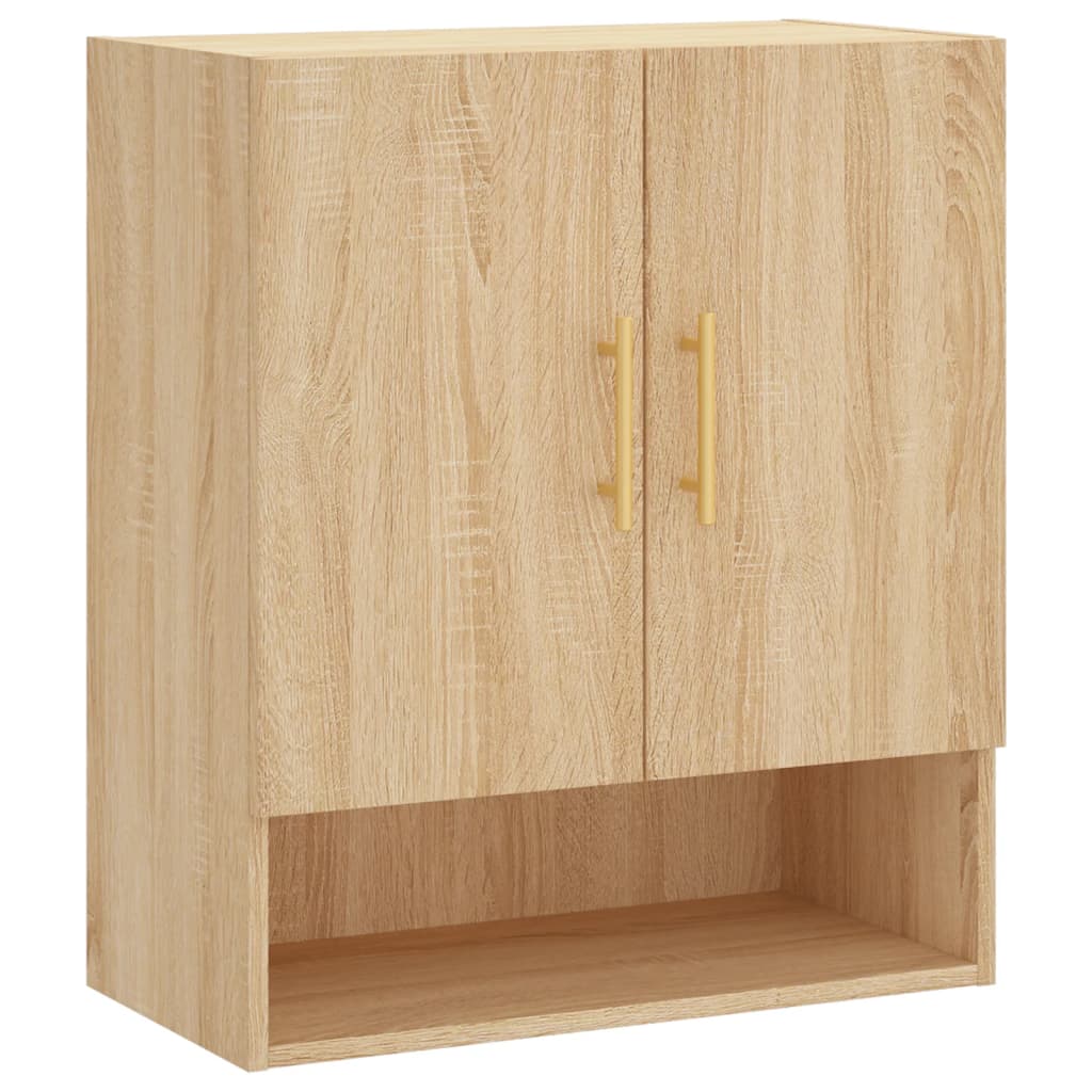 vægskab 60x31x70 cm konstrueret træ sonoma-eg