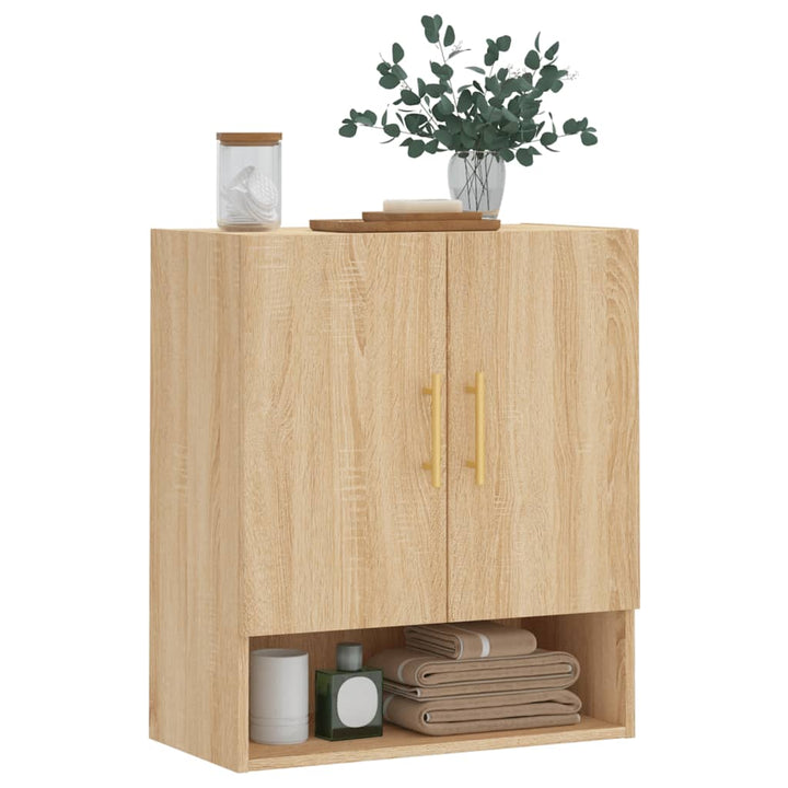 vægskab 60x31x70 cm konstrueret træ sonoma-eg