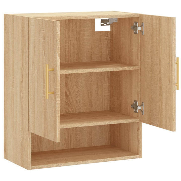 vægskab 60x31x70 cm konstrueret træ sonoma-eg
