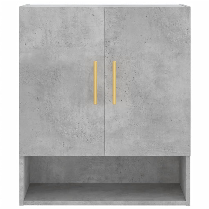 vægskab 60x31x70 cm konstrueret træ betongrå