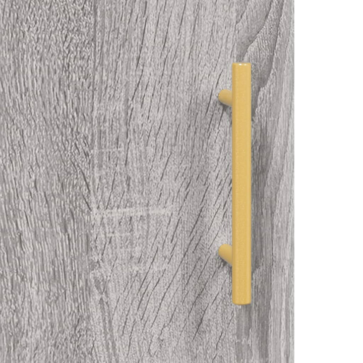 vægskab 60x31x70 cm konstrueret træ grå sonoma-eg