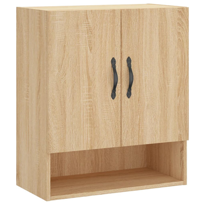 vægskab 60x31x70 cm konstrueret træ sonoma-eg